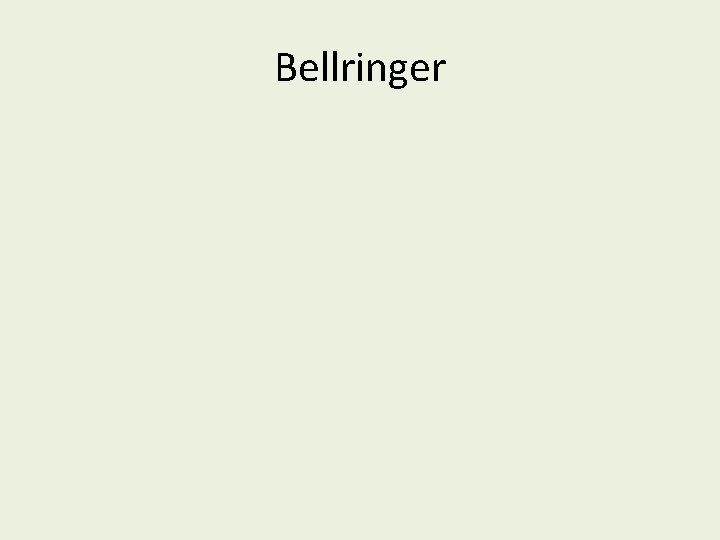Bellringer 