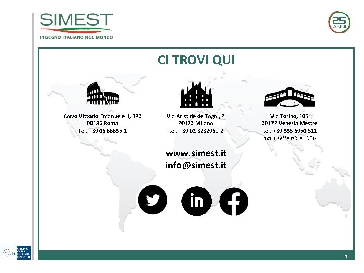 CI TROVI QUI Corso Vittorio Emanuele II, 323 00186 Roma Tel. +39 06 68635. CI TROVI QUI Corso Vittorio Emanuele II, 323 00186 Roma Tel. +39 06 68635.