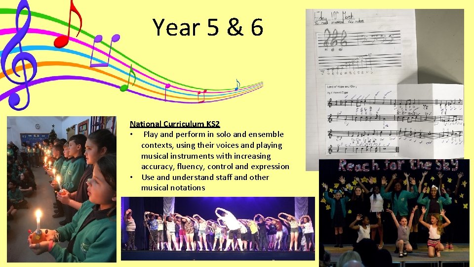 Year 5 & 6 National Curriculum KS 2 • Play and perform in solo