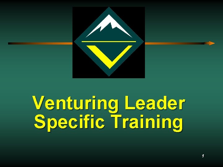 Venturing Leader Specific Training 1 