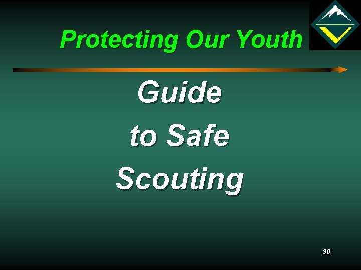 Protecting Our Youth Guide to Safe Scouting 30 