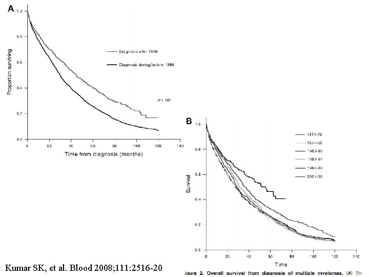 Kumar SK, et al. Blood 2008; 111: 2516 -20 