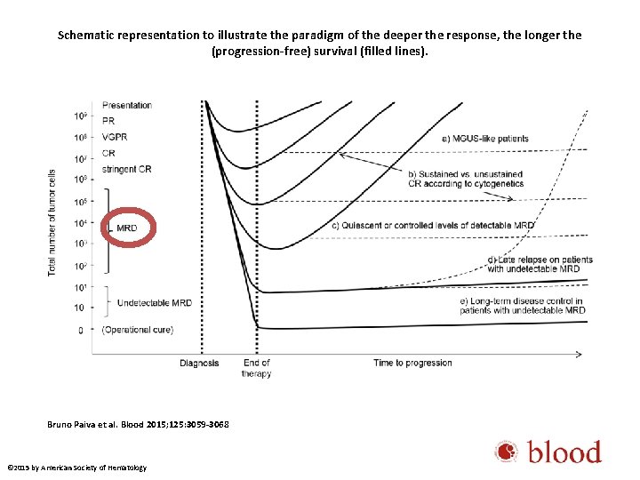 Schematic representation to illustrate the paradigm of the deeper the response, the longer the