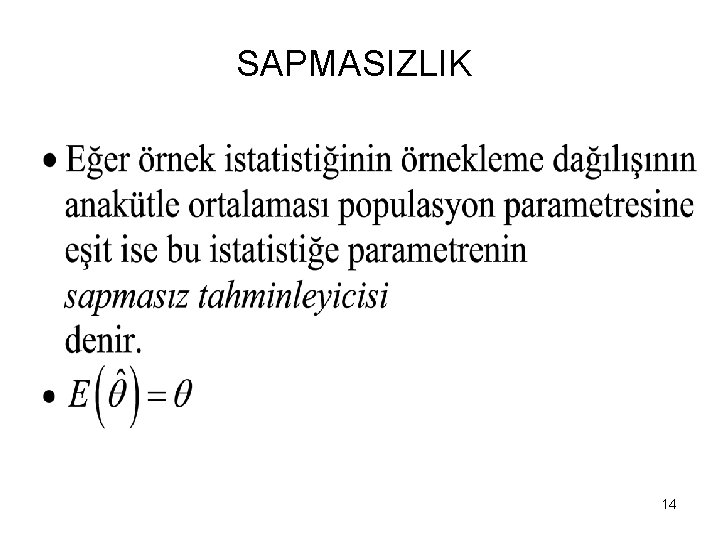 SAPMASIZLIK 14 