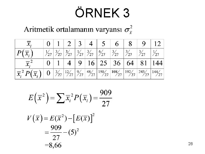 ÖRNEK 3 28 