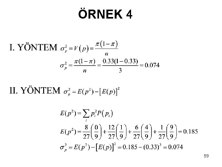 ÖRNEK 4 59 ÖRNEK 4 59