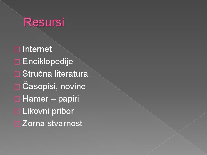 Resursi � Internet � Enciklopedije � Stručna literatura � Časopisi, novine � Hamer –
