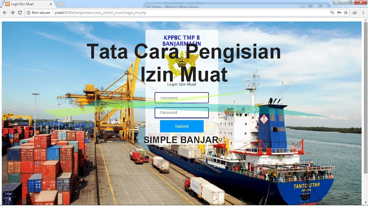 Tata Cara Pengisian Izin Muat SIMPLE BANJAR 