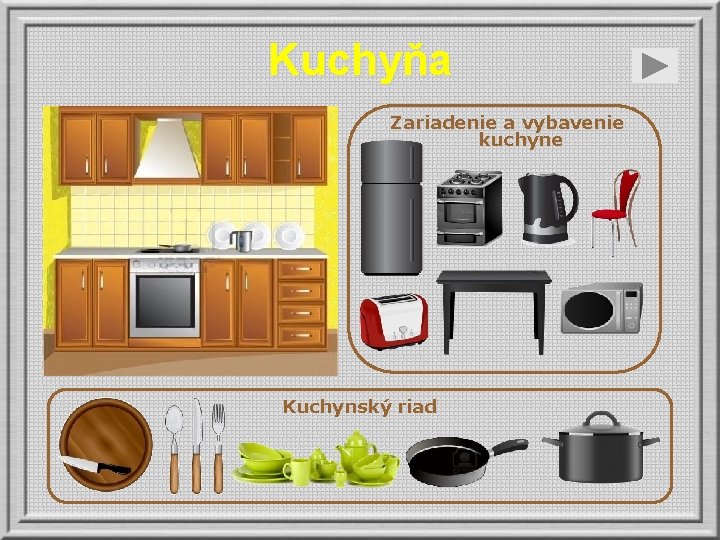 Kuchyňa Zariadenie a vybavenie kuchyne Kuchynský riad 