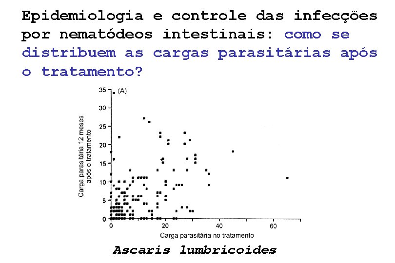 Epidemiologia e controle das infecções por nematódeos intestinais: como se distribuem as cargas parasitárias