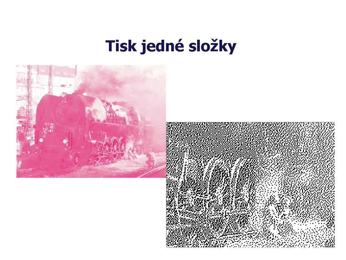 Tisk jedné složky 