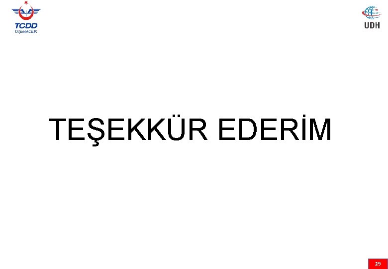 TEŞEKKÜR EDERİM 29 