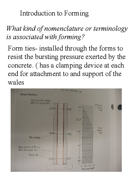 Introduction to Forming What kind of nomenclature or terminology is associated with forming? Form