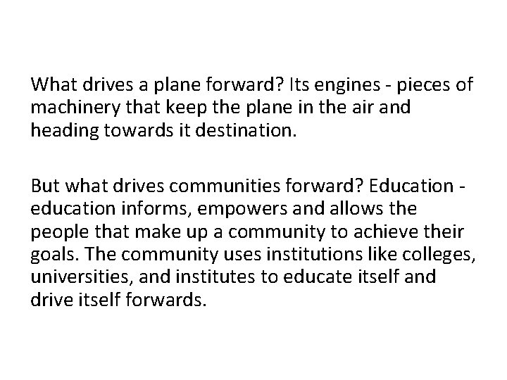 What drives a plane forward? Its engines - pieces of machinery that keep the