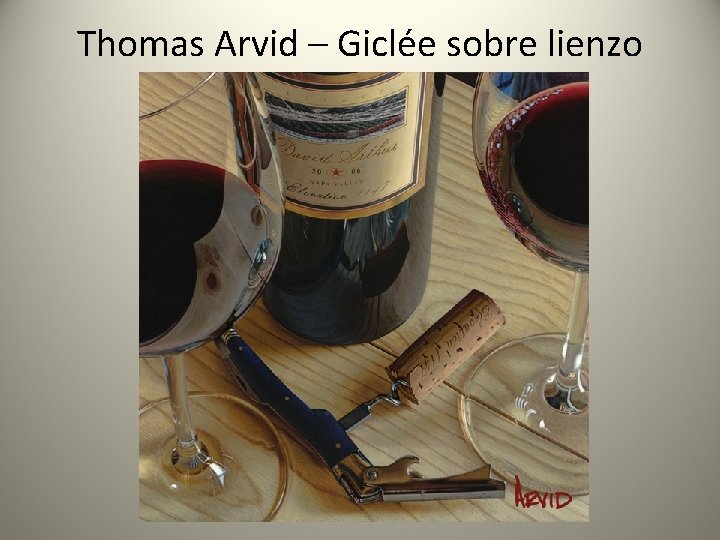 Thomas Arvid – Giclée sobre lienzo 