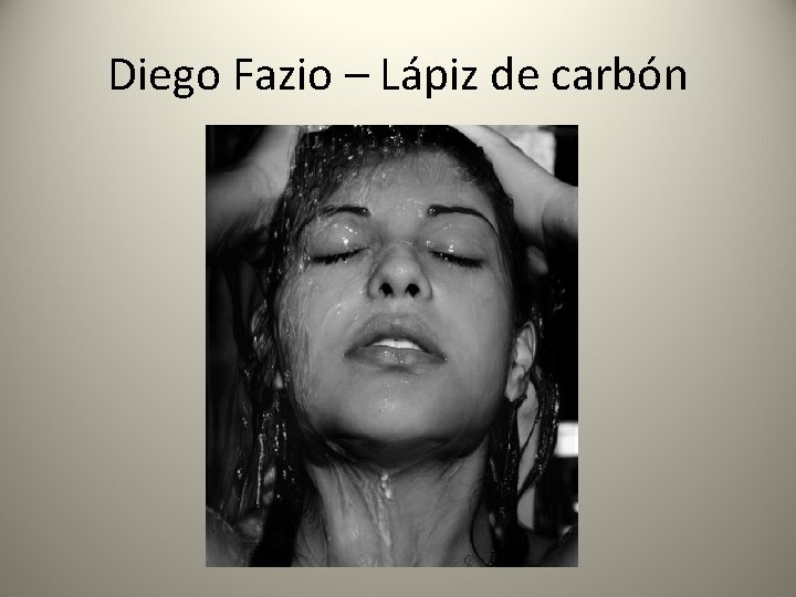 Diego Fazio – Lápiz de carbón 