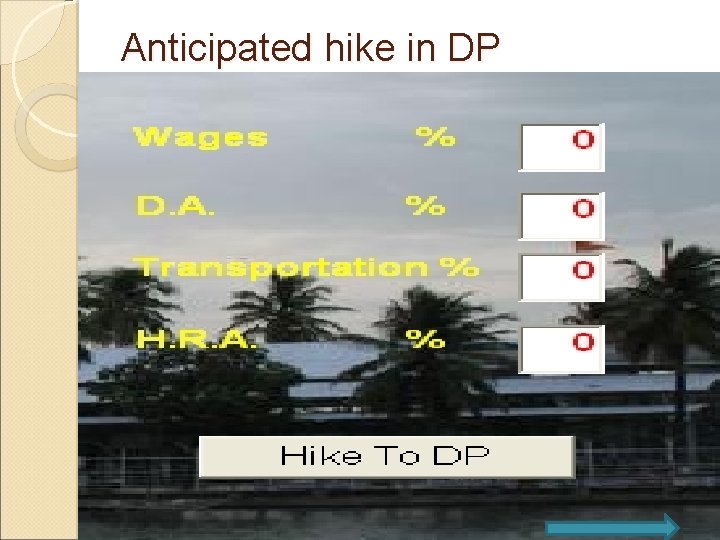 Anticipated hike in DP 