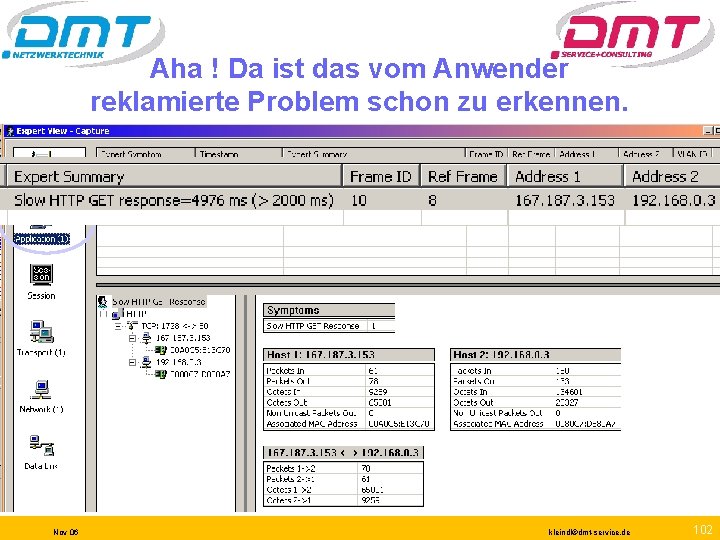 Aha ! Da ist das vom Anwender reklamierte Problem schon zu erkennen. Nov 06