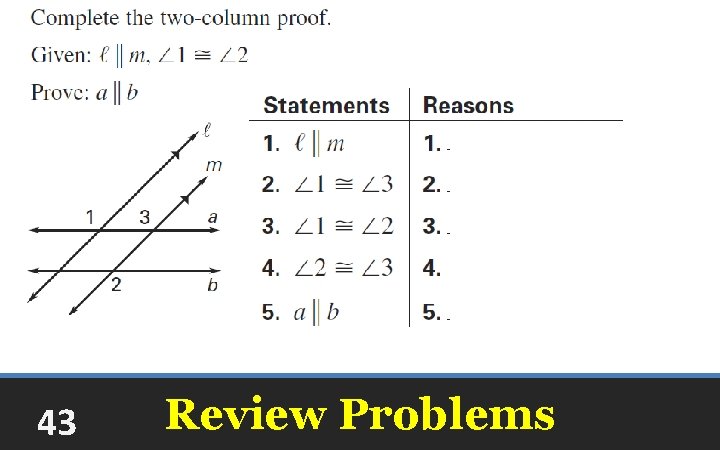 43 Review Problems 