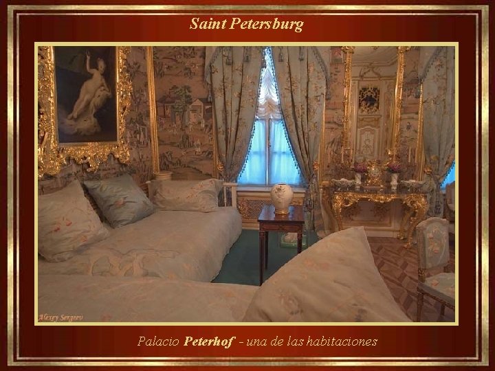 Saint Petersburg Palacio Peterhof - una de las habitaciones 