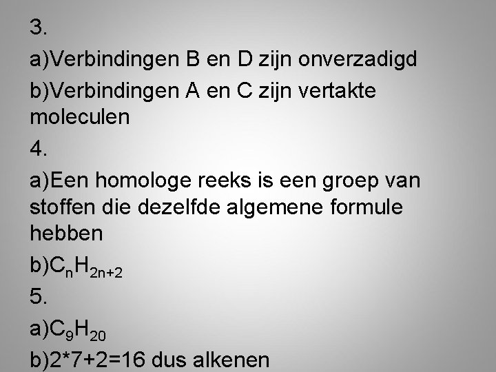 Scheikunde Chemie overal Kelly van Helden Planning Week