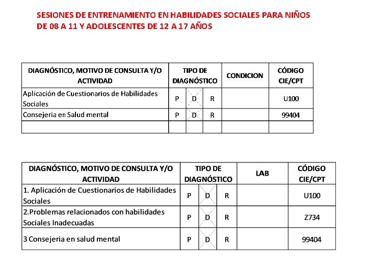 SESIONES DE ENTRENAMIENTO EN HABILIDADES SOCIALES PARA NIÑOS DE 08 A 11 Y ADOLESCENTES SESIONES DE ENTRENAMIENTO EN HABILIDADES SOCIALES PARA NIÑOS DE 08 A 11 Y ADOLESCENTES