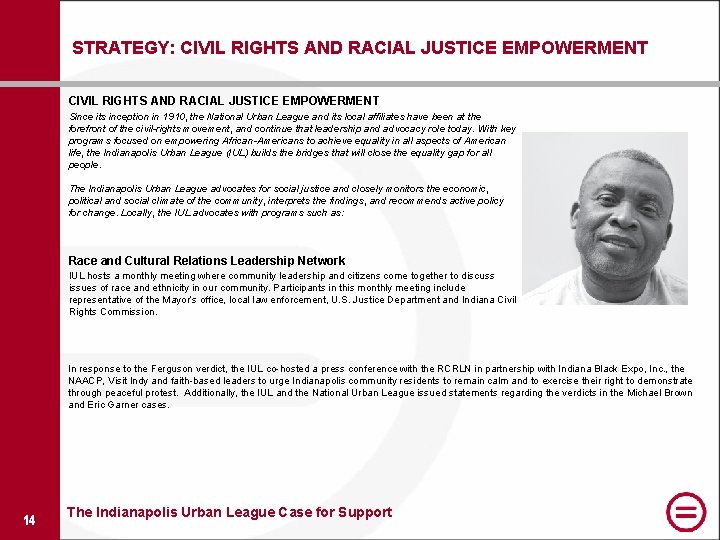 STRATEGY: CIVIL RIGHTS AND RACIAL JUSTICE EMPOWERMENT Since its inception in 1910, the National