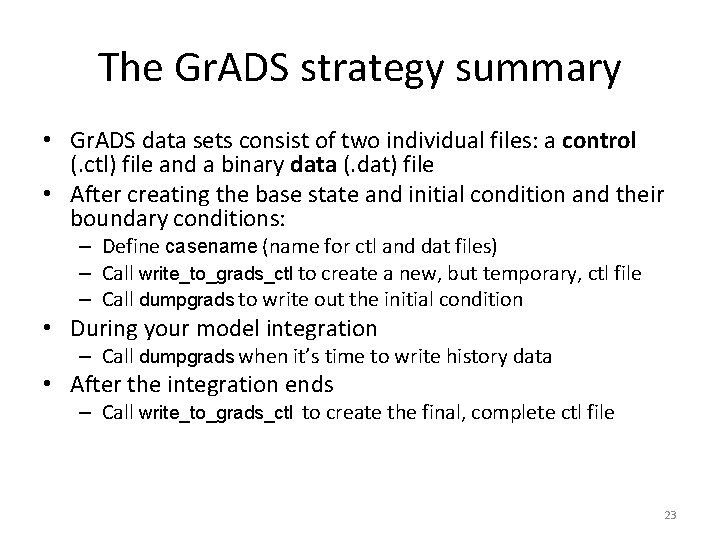 The Gr. ADS strategy summary • Gr. ADS data sets consist of two individual The Gr. ADS strategy summary • Gr. ADS data sets consist of two individual