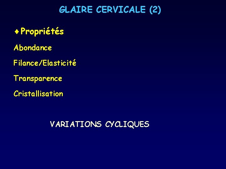 LES GAMETES DANS LES VOIES GENITALES FEMININES Introduction