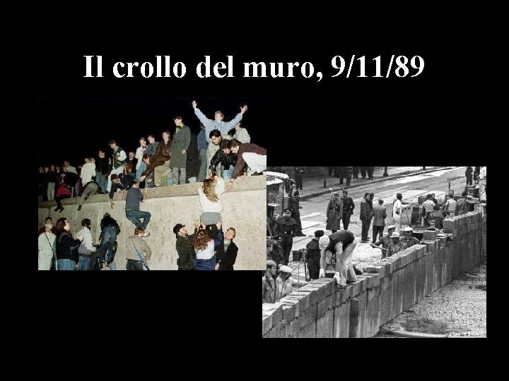 Il crollo del muro, 9/11/89 
