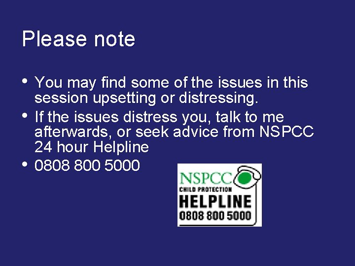 Please note • You may find some of the issues in this • •