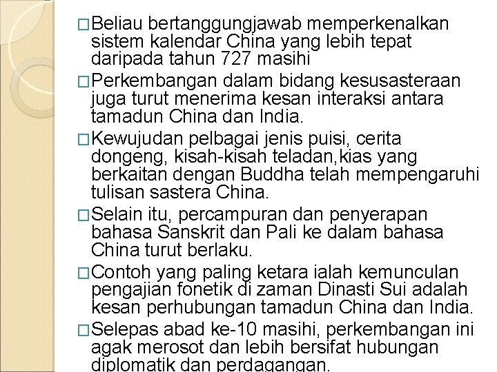 Interaksi Antara Tamadun Di Asia Kebaikan Dan Keburukan