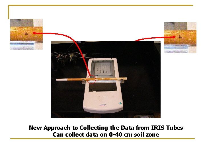 New Approach to Collecting the Data from IRIS Tubes Can collect data on 0