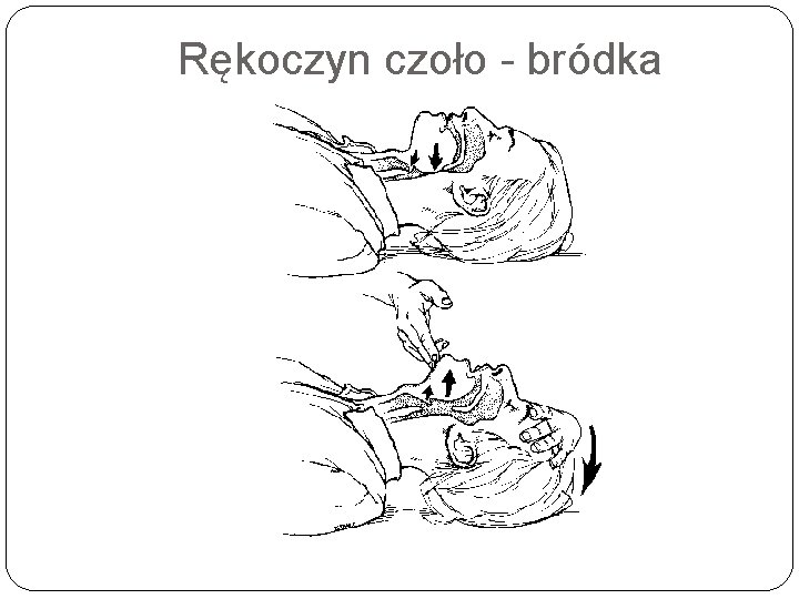  Rękoczyn czoło bródka 