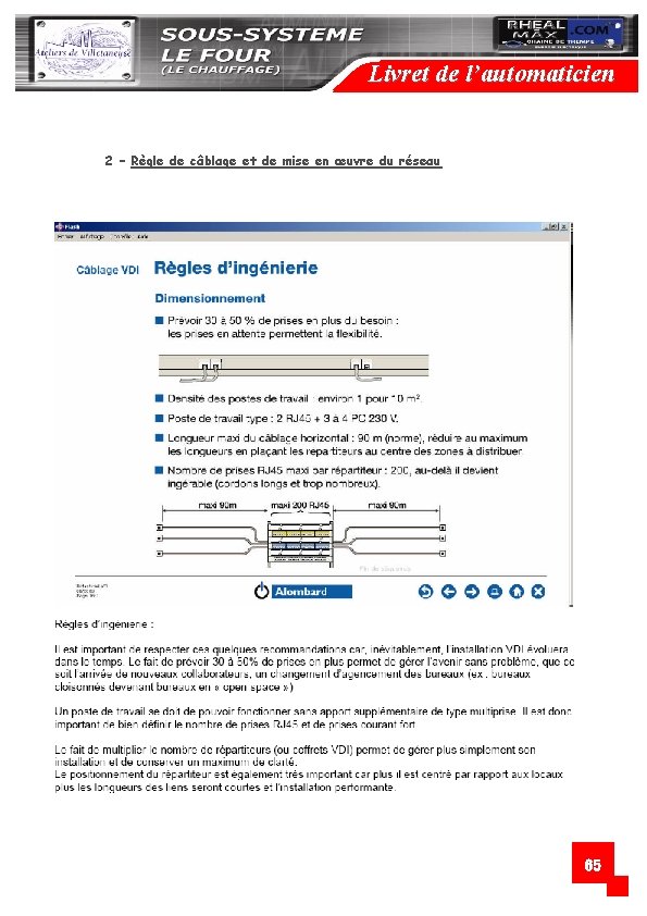 Livret de l’automaticien 2 – Règle de câblage et de mise en œuvre du