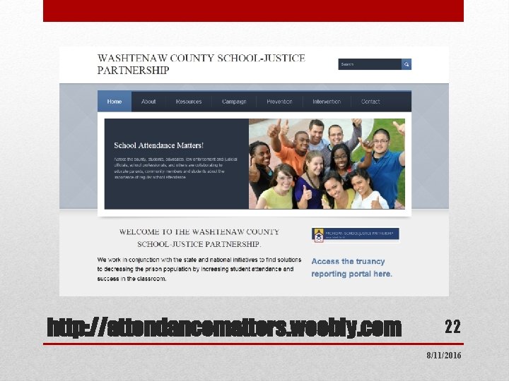 http: //attendancematters. weebly. com 22 8/11/2016 