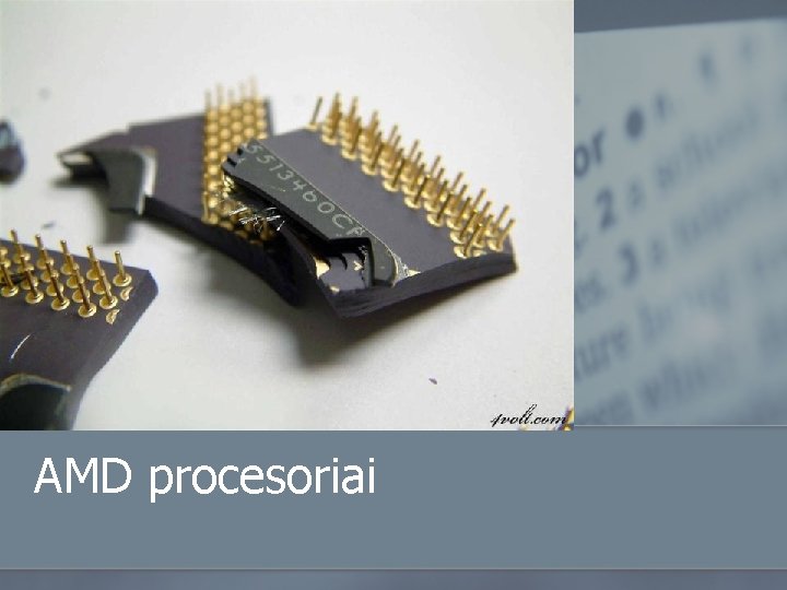 AMD procesoriai 