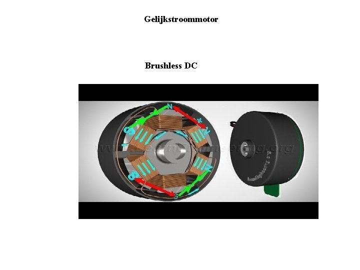 Gelijkstroommotor Brushless DC 