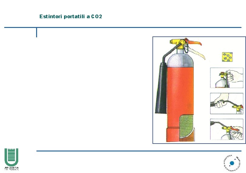 Estintori portatili a CO 2 