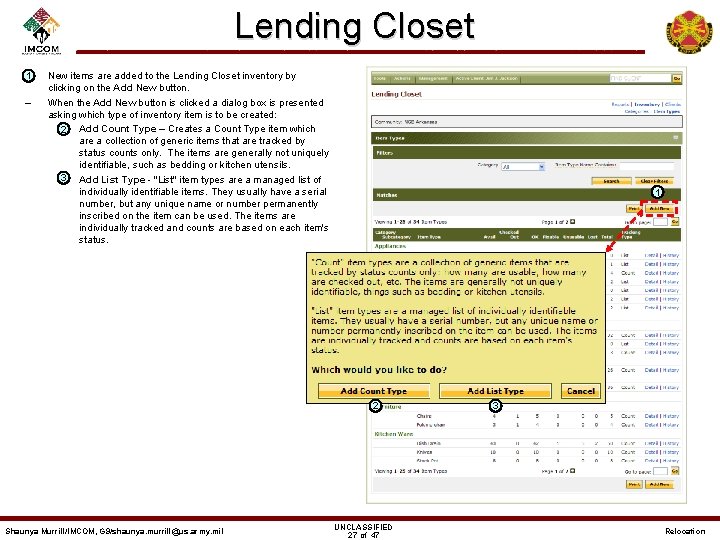 Lending Closet – 1 – New items are added to the Lending Closet inventory