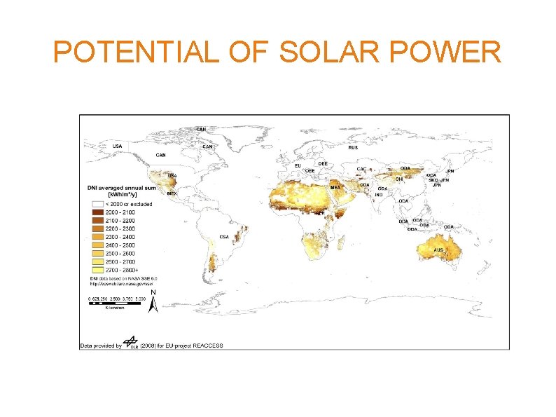 POTENTIAL OF SOLAR POWER 