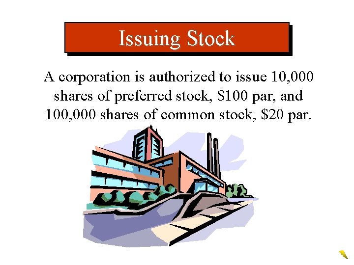 Issuing Stock A corporation is authorized to issue 10, 000 shares of preferred stock,