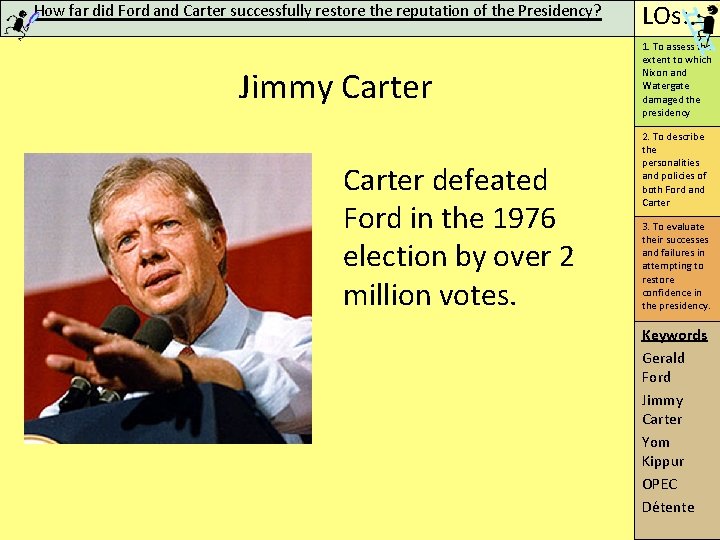 How far did Ford and Carter successfully restore the reputation of the Presidency? Jimmy