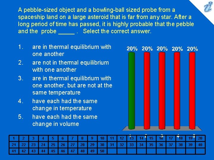 A pebble-sized object and a bowling-ball sized probe from a spaceship land on a A pebble-sized object and a bowling-ball sized probe from a spaceship land on a