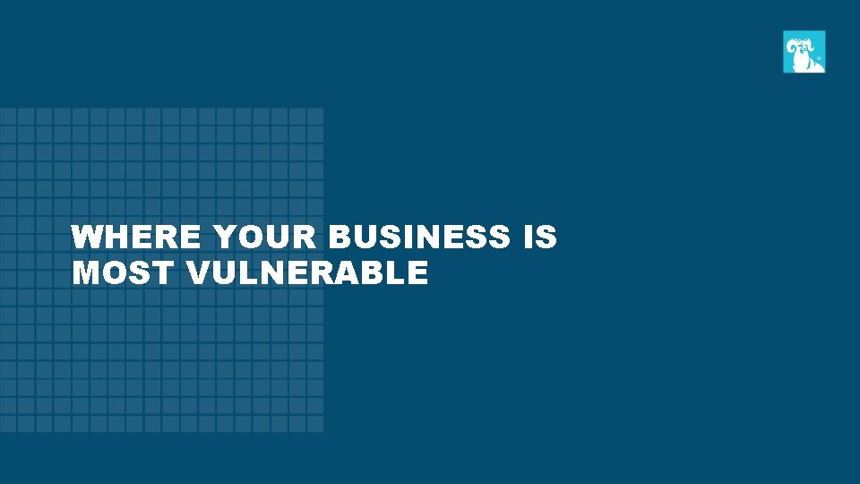 WHERE YOUR BUSINESS IS MOST VULNERABLE 