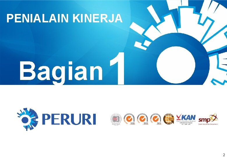 PENIALAIN KINERJA Bagian 1 2 