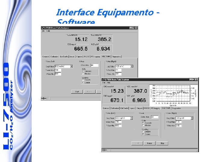 Interface Equipamento Software 