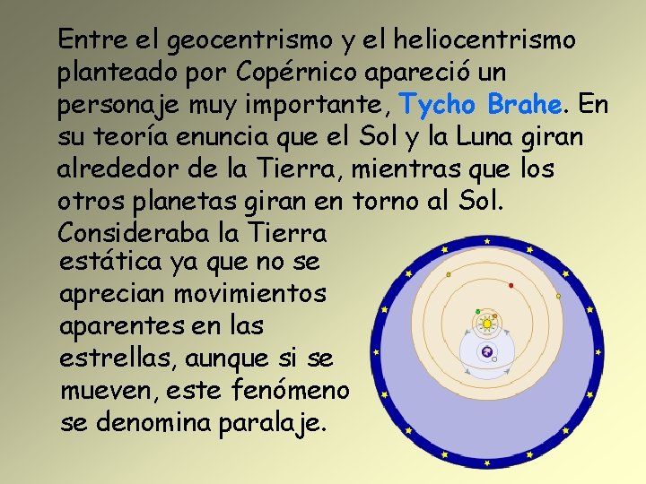 Entre el geocentrismo y el heliocentrismo planteado por Copérnico apareció un personaje muy importante,