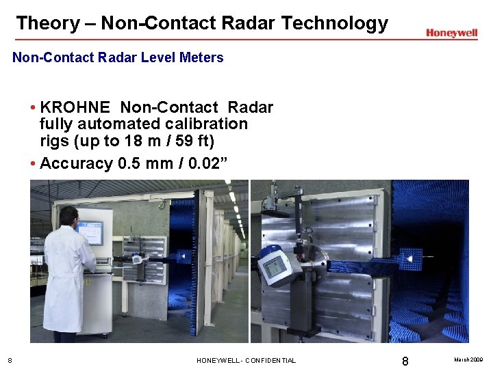 Theory – Non-Contact Radar Technology Non-Contact Radar Level Meters • KROHNE Non-Contact Radar fully