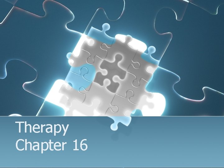 Therapy Chapter 16 